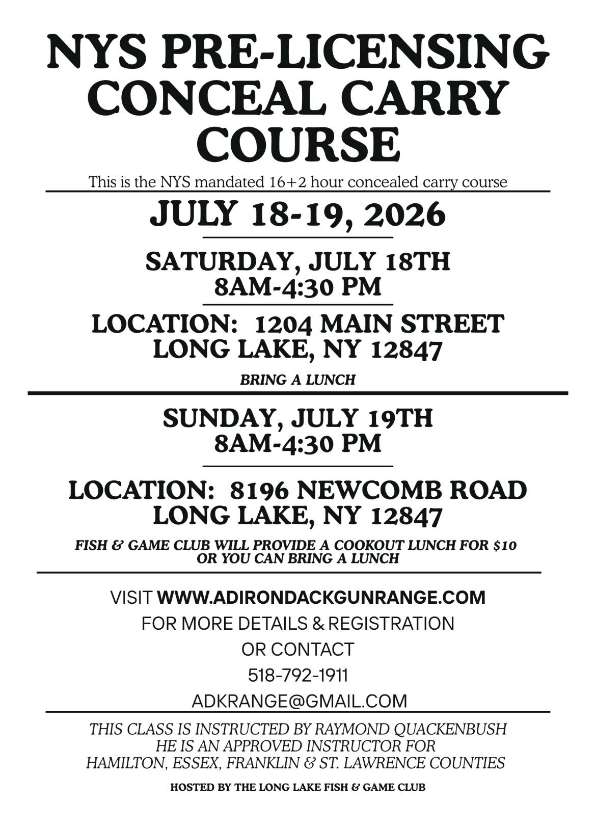 Pre-License Course